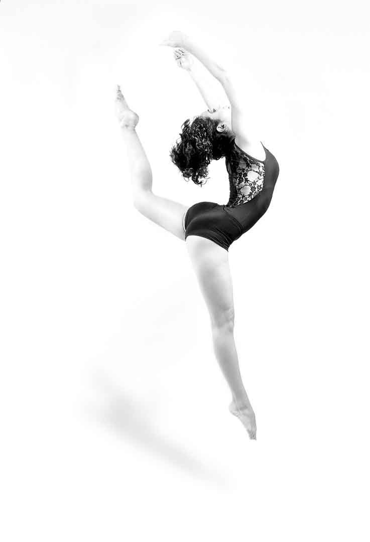 Retrato de danza en blanco y negro, Madrid