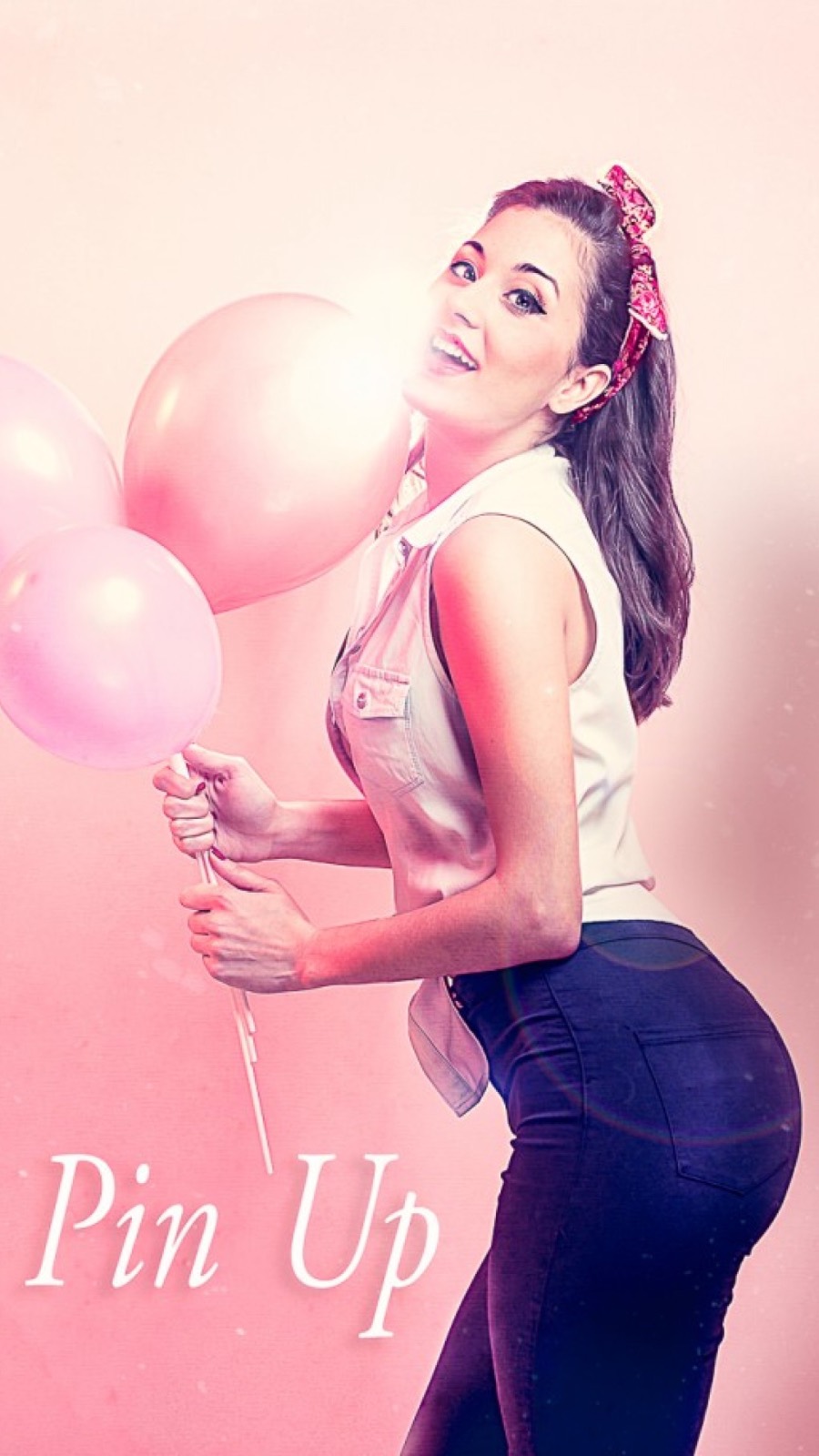 Retrato estilo pin-up en Madrid